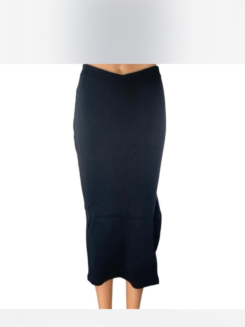 Princess Polly Black Midi Skirt